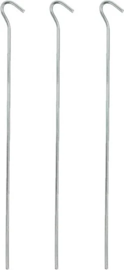 PROPLUS 10x Stuks Grondpennen/tentharingen Metaal Halfrond 30 Cm - Kampeer Artikelen Voor Tent Of Windscherm 15 PROPLUS 10x Stuks Grondpennen/tentharingen Metaal Halfrond 30 Cm - Kampeer Artikelen Voor Tent Of Windscherm -Bo Camp Goedkope Winkel 550x1200