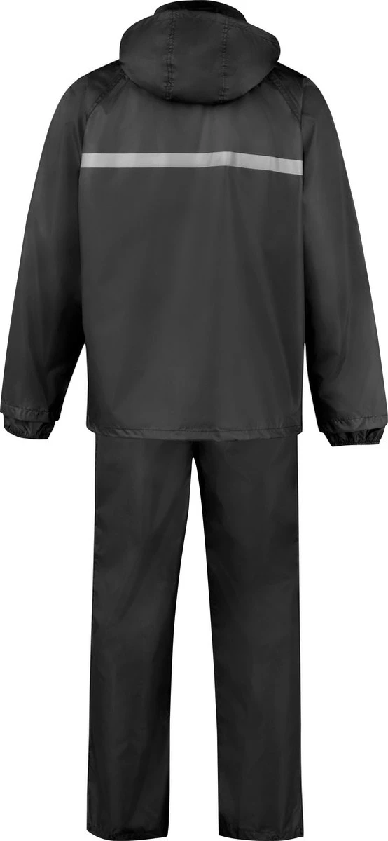 BJØRNSON Dusch Regenpak Dames & Heren - Waterdicht - Maat XL - Zwart 11 BJØRNSON Dusch Regenpak Dames & Heren - Waterdicht - Maat XL - Zwart - Afbeelding 11