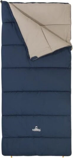 NOMAD® Brisbane Slaapzak | 205x80cm Blauw | Lichtgewicht & Kwalitatief | Dekenmodel Slaapzak | Incl Hoes -Bo Camp Goedkope Winkel 559x1200