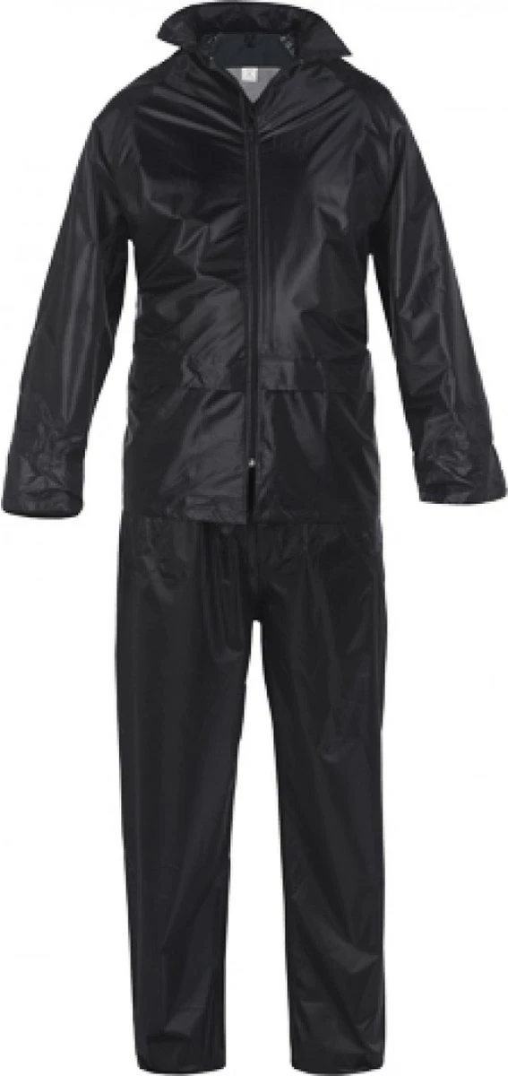 Merkloos Regenpak - Donkerblauw XXXL 2 Merkloos Regenpak - Donkerblauw XXXL - Afbeelding 2