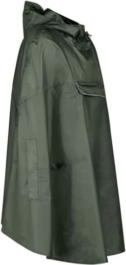 BJØRNSON Haps Regenponcho Fiets Dames & Heren - Fietsponcho - Olijfgroen -Bo Camp Goedkope Winkel 571x1200 5