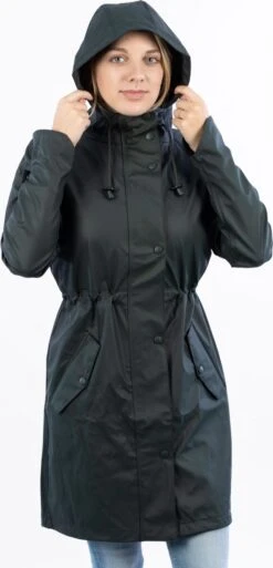 Ralka Regenjas Dames - Mizzle - Donkergroen - Maat 42 -Bo Camp Goedkope Winkel 578x1200 1