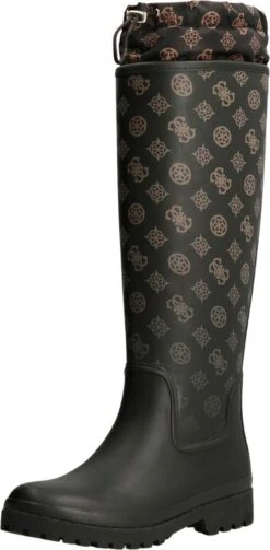 Guess Reisa Regenlaarzen - Rubber Laarzen - Dames - Bruin - Maat 38 -Bo Camp Goedkope Winkel 589x1200 2