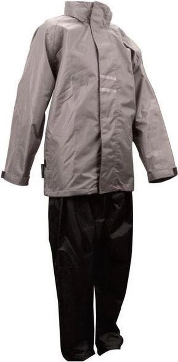 Ralka Regenpak - Junior - Grijs/Zwart - 176 4 Ralka Regenpak - Junior - Grijs/Zwart - 176 - Afbeelding 4