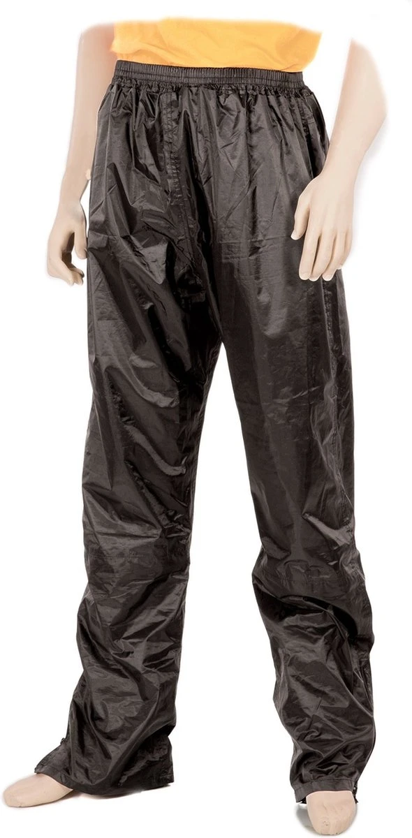 Mirage Rainfall - Regenbroek - Unisex - Maat L - Zwart 2 Mirage Rainfall - Regenbroek - Unisex - Maat L - Zwart - Afbeelding 2