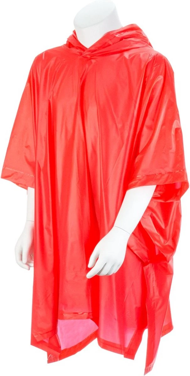 Merkloos Regenponcho - Regenjas - Regenkleding - Kinderen - Jongens - Meisjes - Herbruikbaar - One-size - PVC- Rood 2 Merkloos Regenponcho - Regenjas - Regenkleding - Kinderen - Jongens - Meisjes - Herbruikbaar - One-size - PVC- Rood - Afbeelding 2