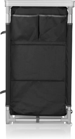 Campart Campingkeuken KI-0734 - Campingkast Groot - 4 Verstelbare Poten - Opvouwbaar En Lichtgewicht - Inclusief Opbergtas - Grijs -Bo Camp Goedkope Winkel 653x1200