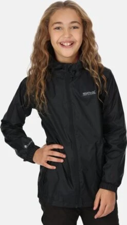 Regatta Pack It III Regenjas Junior Jas - Maat 164 - Unisex - Zwart -Bo Camp Goedkope Winkel 679x1200