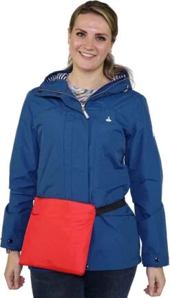 BJØRNSON Haps Regenponcho Fiets Dames & Heren - Fietsponcho - Zwart -Bo Camp Goedkope Winkel 685x1200