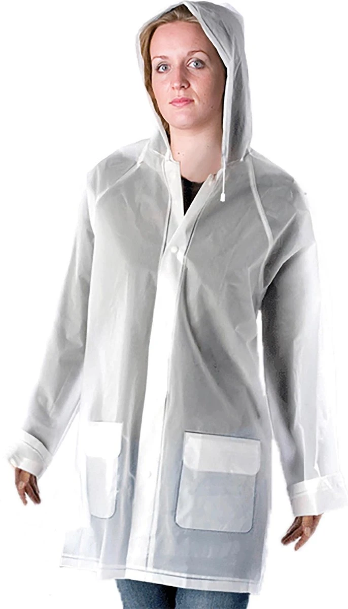 Regenjack - Poncho - Transparant - One Size 1 Regenjack - Poncho - Transparant - One Size