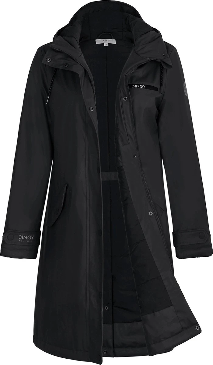 Dingy Weather - Regenjas Dames - Maat 40 - Zwart 5 Dingy Weather - Regenjas Dames - Maat 40 - Zwart - Afbeelding 5