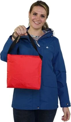 BJØRNSON Haps Regenponcho Fiets Dames & Heren - Fietsponcho - Zwart -Bo Camp Goedkope Winkel 702x1200 3