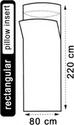 LOWLAND OUTDOOR® LAKENZAK - 100% KATOEN - RECHT MODEL - 220X80 CM - 350GR -Bo Camp Goedkope Winkel 716x1200