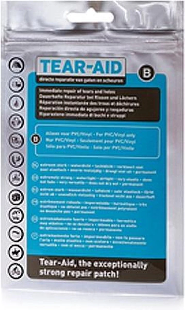 Tear - Aid - Reparatiemiddel - Type A En B Zakje - Combideal 9 Tear - Aid - Reparatiemiddel - Type A En B Zakje - Combideal - Afbeelding 9