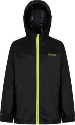 Regatta Pack It III Regenjas Junior Jas - Maat 164 - Unisex - Zwart -Bo Camp Goedkope Winkel 723x1200