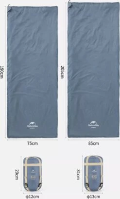 Naturehike® Slaapzak - Lichtgewicht - 205*85cm - Compact - Waterdicht - 3 Seizoenen Slaapzak Lente, Zomer & Herfst - Outdoor - Slaapzakken Volwassen & Kinderen -Bo Camp Goedkope Winkel 726x1200