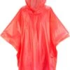 Merkloos Regenponcho - Regenjas - Regenkleding - Kinderen - Jongens - Meisjes - Herbruikbaar - One-size - PVC- Rood