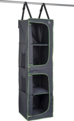 Bo-Camp - Tentorganizer - 4-vaks - 2 Deurtjes - 35x35x131 Cm - Grijs 11 Bo-Camp - Tentorganizer - 4-vaks - 2 Deurtjes - 35x35x131 Cm - Grijs -Bo Camp Goedkope Winkel 737x1200 4