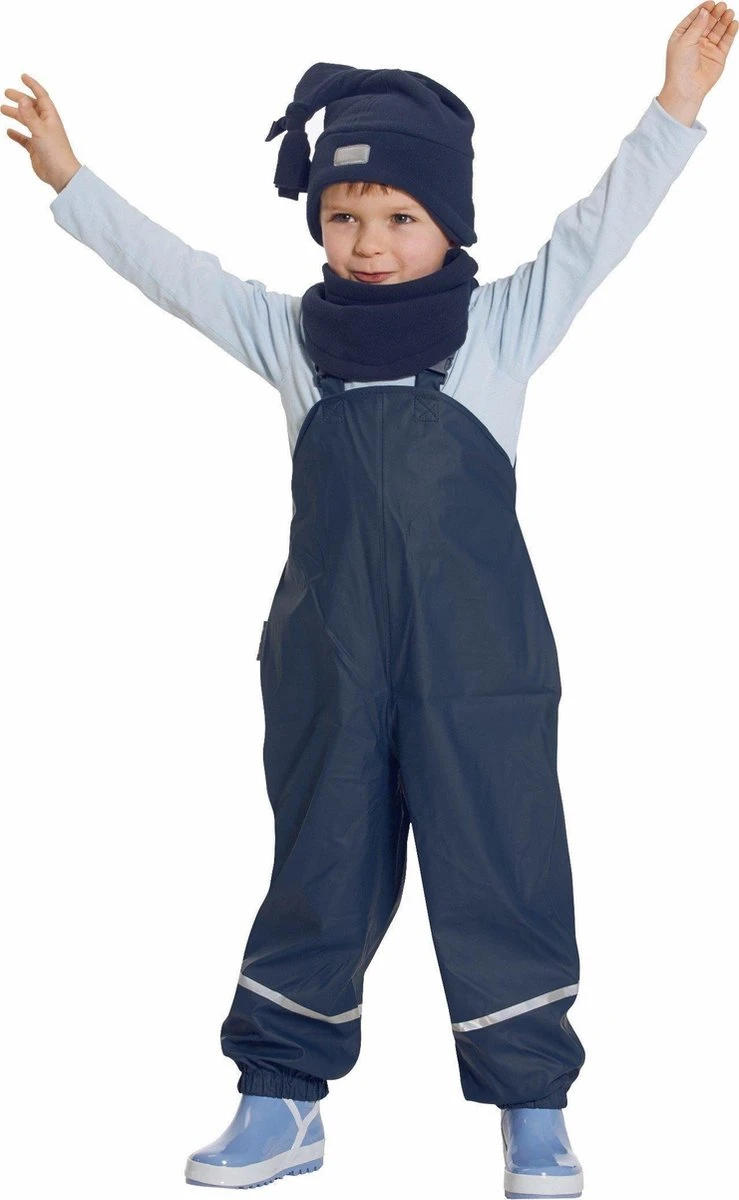 Playshoes Regenbroek Met Bretels Kinderen - Donkerblauw - Maat 86 4 Playshoes Regenbroek Met Bretels Kinderen - Donkerblauw - Maat 86 - Afbeelding 4