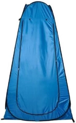Merkloos 4 In 1 Pop-up Douchetent Voor Omkleden, Douchen, Toilet En Opslag - 1 Persoons Tent - Camping Douche En Omkleedtent - Inclusief Haringen En Draagtas - 190 X 110 X 110 Cm Blauw -Bo Camp Goedkope Winkel 750x1200 2