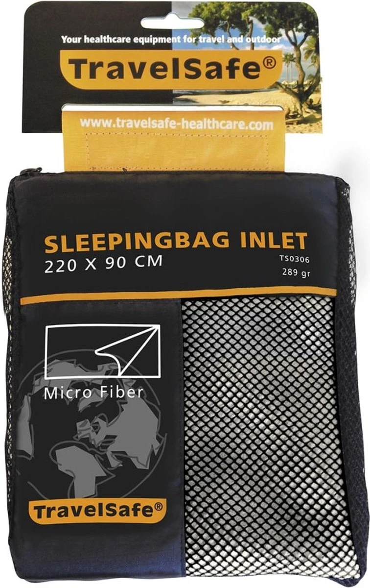 Travelsafe Microfiber Inlet - Deken - 1pers. - White Natural 1 Travelsafe Microfiber Inlet - Deken - 1pers. - White Natural