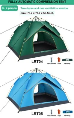 Fish Life Waterdichte Tent - Lichtgewicht Tent - Tent Voor 2-4 Personen - 200*200*140 Cm - Outdoor Camping Tent - Licht Blauw 9 Fish Life Waterdichte Tent - Lichtgewicht Tent - Tent Voor 2-4 Personen - 200*200*140 Cm - Outdoor Camping Tent - Licht Blauw -Bo Camp Goedkope Winkel 758x1200 3