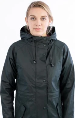 Ralka Regenjas Dames - Mizzle - Donkergroen - Maat 38 -Bo Camp Goedkope Winkel 759x1200 4