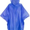 Merkloos Kinder Regen Poncho Blauw