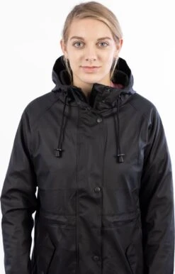 Ralka Regenjas Dames - Mizzle - Zwart - Maat 38 -Bo Camp Goedkope Winkel 767x1200