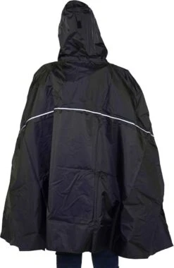 BJØRNSON Haps Regenponcho Fiets Dames & Heren - Fietsponcho - Zwart -Bo Camp Goedkope Winkel 780x1200 8