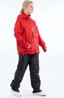 Ralka Regenpak - Senior - Rood/Antraciet - XL -Bo Camp Goedkope Winkel 785x1200