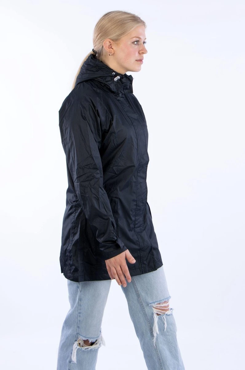 Ralka Regenjas Deluxe Lang Model - Dames - Zwart/Aqua - 36 3 Ralka Regenjas Deluxe Lang Model - Dames - Zwart/Aqua - 36 - Afbeelding 3