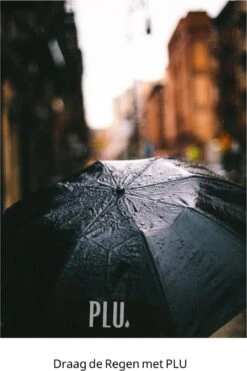 PLU - Paraplu - Opvouwbaar - Inklapbaar - Met Luxe Beschermhoes - Met Reisetui - Windproof - Fashionable - Lichtgewicht - Zwart -Bo Camp Goedkope Winkel 800x1200 93