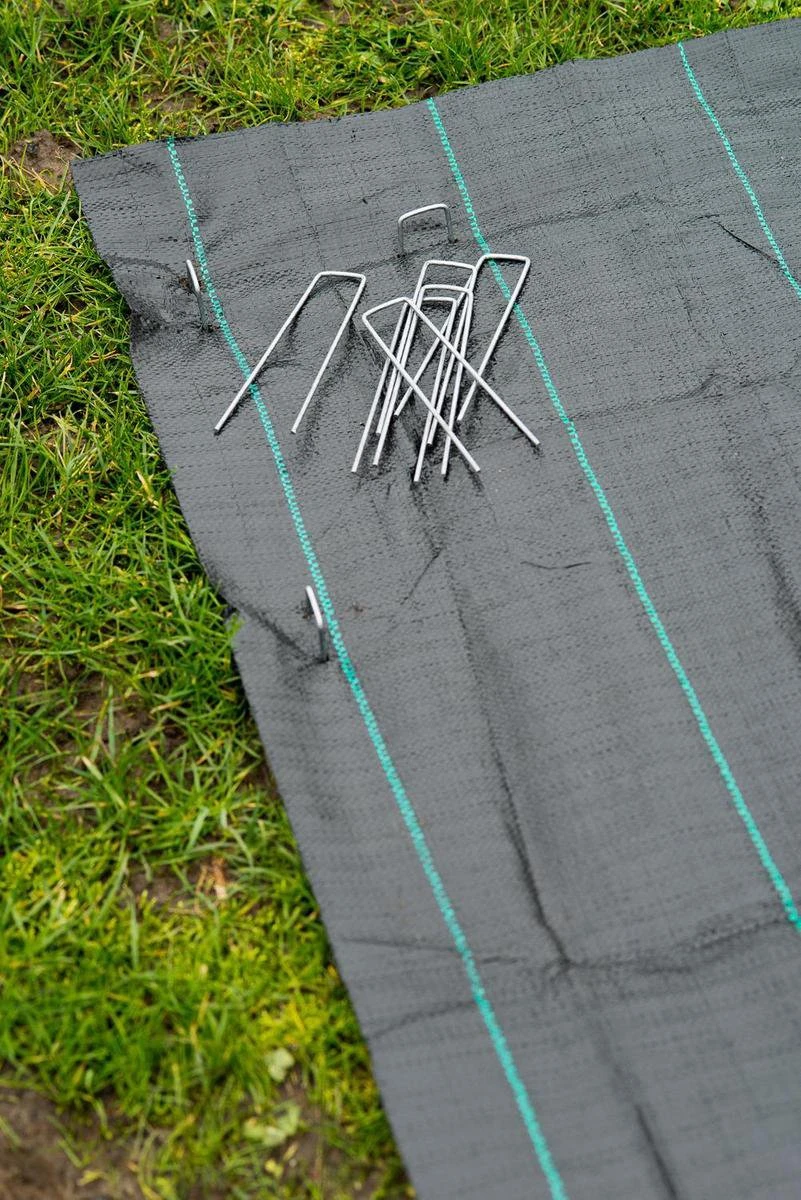 Nature - Gronddoekpennen (10 St.) - 14x3cm - Metaal 2 Nature - Gronddoekpennen (10 St.) - 14x3cm - Metaal - Afbeelding 2