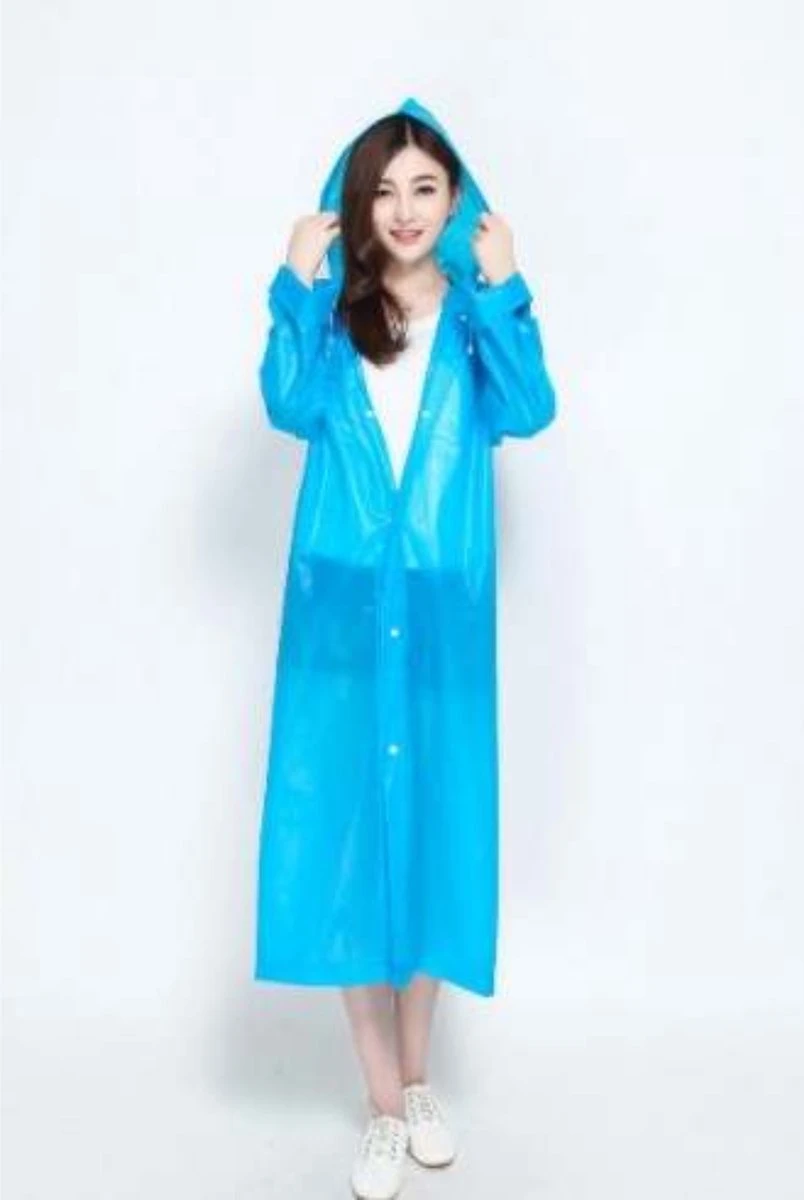Merkloos Regenjas - Regenjas Dames - Regenjas Unisex - Regenjas Blauw - Regenjas Plastic - Met Capuchon - Regenjas Maat L 1 Merkloos Regenjas - Regenjas Dames - Regenjas Unisex - Regenjas Blauw - Regenjas Plastic - Met Capuchon - Regenjas Maat L