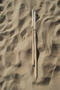 Sunline TOPPER!! Strand Windscherm Kobalt Blauw - Wit - 5 Meter Sterk Dralon Met 2 Delige Stokken 180 Cm -Doekhoogte 140 Cm -Bo Camp Goedkope Winkel 804x1200 8