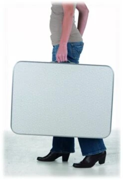 Merkloos Aluminium Inklapbare Tuintafel - Campingtafel - 80x60x68 Cm -Bo Camp Goedkope Winkel 818x1200 3