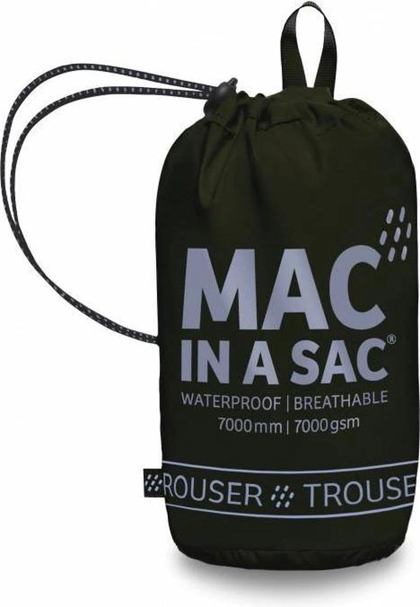 Mac In A Sac Unisex Regenbroek - 100% Waterdicht (10.000mm) - Ademend (8.000gsm) En Winddicht - Maat Medium 3 Mac In A Sac Unisex Regenbroek - 100% Waterdicht (10.000mm) - Ademend (8.000gsm) En Winddicht - Maat Medium - Afbeelding 3