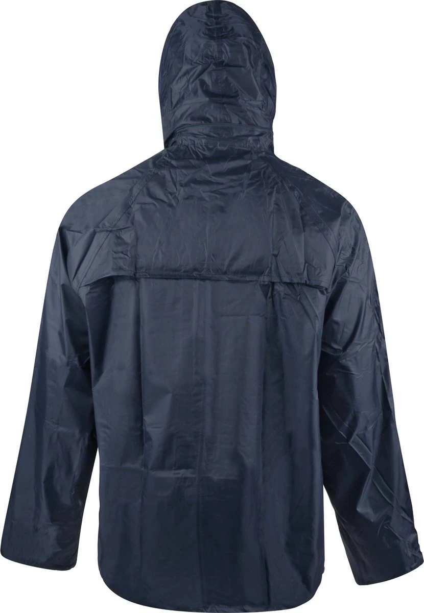 C-Line Regenpak Met Capuchon - Blauw - Reflecterend - Nieuw Model - Volwassen Maat XXXXL 11 C-Line Regenpak Met Capuchon - Blauw - Reflecterend - Nieuw Model - Volwassen Maat XXXXL - Afbeelding 11