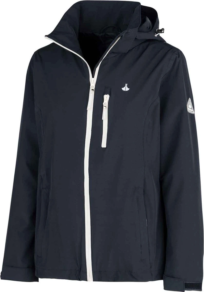 BJØRNSON Iduna Regenjas - Zomerjas - Dames - Waterdicht - Maat 52 - Donkerblauw 3 BJØRNSON Iduna Regenjas - Zomerjas - Dames - Waterdicht - Maat 52 - Donkerblauw - Afbeelding 3