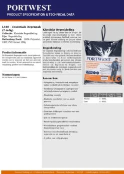 Portwest Regenpak 2 Delig Donker Blauw Maat XL -Bo Camp Goedkope Winkel 859x1200 6