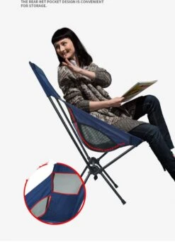 Lopoleis® Campingstoel – Campingstoel Opvouwbaar – Visstoel – Vouwstoel – Strandstoel – Inklapbaar – Lichtgewicht – Outdoor Stoel - Hoge Rugleuning -Bo Camp Goedkope Winkel 868x1200 1