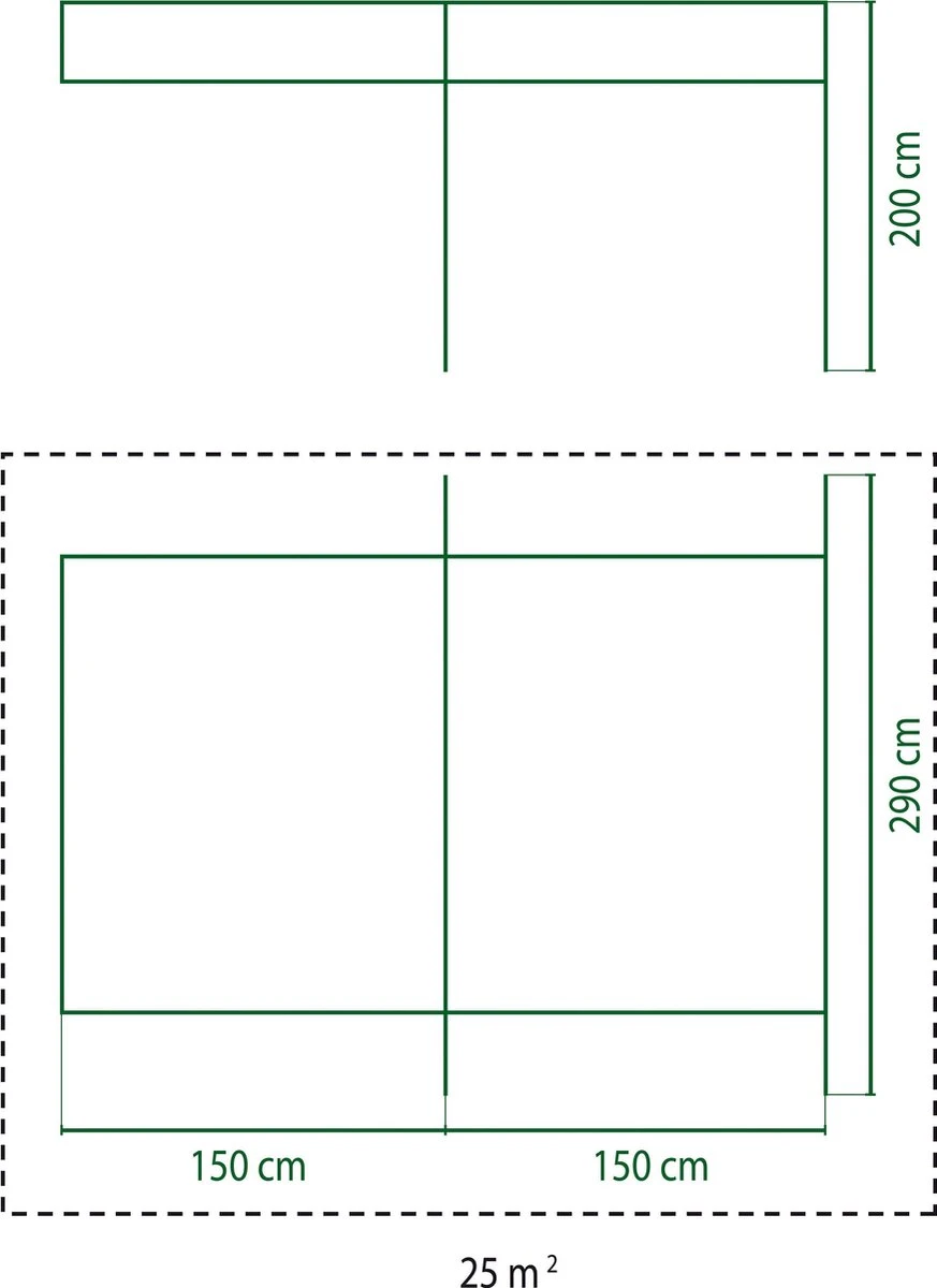 Coleman Cook 4 & 6 Tentluifel - Groen 4 Coleman Cook 4 & 6 Tentluifel - Groen - Afbeelding 4