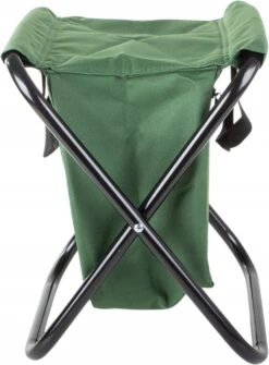 Viskrukje - Visserstoel - Campingstoel - Toeristen Visstoel - Reiskruk - Zak Met Ritssluiting - Opvouwbaar - Draagbaar - 26 CM - Rheme -Bo Camp Goedkope Winkel 885x1200