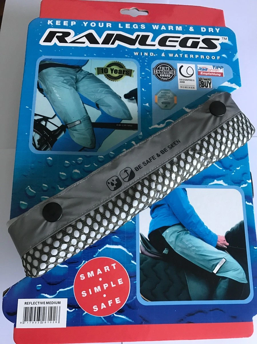 Rainlegs - Regenbroek - Unisex - Maat Large - Zwart 2 Rainlegs - Regenbroek - Unisex - Maat Large - Zwart - Afbeelding 2