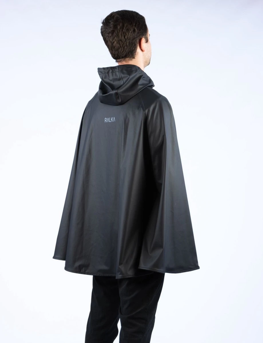 Ralka Regenponcho Senior - Sizzle - Zwart - L/XL 4 Ralka Regenponcho Senior - Sizzle - Zwart - L/XL - Afbeelding 4
