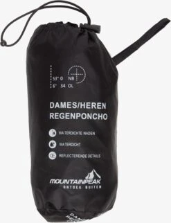 Mountain Peak Dames/heren Regenponcho - Zwart 11 Mountain Peak Dames/heren Regenponcho - Zwart -Bo Camp Goedkope Winkel 920x1200 4
