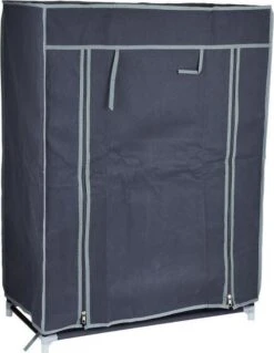 Merkloos GARDEROBE KAST - 3 SCHAPPEN - 60X30X80 CM -Bo Camp Goedkope Winkel 930x1200